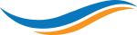 blue and orange wave
